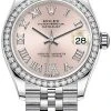 Rolex Datejust 31mm Stainless Steel 278384rbr Pink VI Jubilee -Omega Shop 278384rbr Pink VI Jubilee
