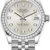 Rolex Datejust 31mm Stainless Steel 278384rbr Silver Diamond Jubilee -Omega Shop 278384rbr Silver Diamond Jubilee