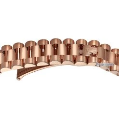 Rolex Lady Datejust 28mm Everose Gold 279135RBR Chocolate 17 Diamond President -Omega Shop 279135RBR buckle 4