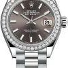 Rolex Lady Datejust 28mm White Gold 279139rbr Dark Grey Index President -Omega Shop 279139rbr Dark Grey Index President