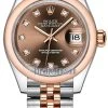 Rolex Lady Datejust 28mm Stainless Steel And Everose Gold 279161 Chocolate Diamond Jubilee 1 Rolex Lady Datejust 28mm Stainless Steel And Everose Gold 279161 Chocolate Diamond Jubilee -Omega Shop 279161 Chocolate Diamond Jubilee