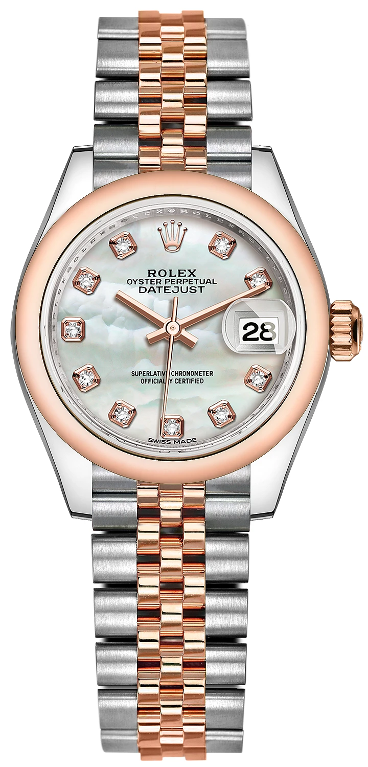 Rolex Lady Datejust 28mm Stainless Steel and Everose Gold 279161 MOP Diamond Jubilee Rolex Lady Datejust 28mm Stainless Steel And Everose Gold 279161 MOP Diamond Jubilee -Omega Shop 279161 MOP Diamond20Jubilee