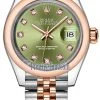 Rolex Lady Datejust 28mm Stainless Steel And Everose Gold 279161 Olive Green Diamond Jubilee -Omega Shop 279161 Olive Green Diamond Jubilee