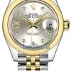 Rolex Lady Datejust 28mm Stainless Steel And Yellow Gold 279163 Silver 17 Diamond Jubilee 1 Rolex Lady Datejust 28mm Stainless Steel And Yellow Gold 279163 Silver 17 Diamond Jubilee -Omega Shop 279163 Silver 17 Diamond Jubilee