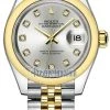 Rolex Lady Datejust 28mm Stainless Steel And Yellow Gold 279163 Silver Diamond Jubilee -Omega Shop 279163 Silver Diamond Jubilee