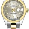 Rolex Lady Datejust 28mm Stainless Steel And Yellow Gold 279163 Silver Index Oyster
