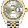 Rolex Lady Datejust 28mm Stainless Steel And Yellow Gold 279163 Silver Roman Jubilee 1 Rolex Lady Datejust 28mm Stainless Steel And Yellow Gold 279163 Silver Roman Jubilee -Omega Shop 279163 Silver Roman Jubilee