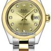 Rolex Lady Datejust 28mm Stainless Steel And Yellow Gold 279163 Champagne Diamond Oyster 1 Rolex Lady Datejust 28mm Stainless Steel And Yellow Gold 279163 Champagne Diamond Oyster -Omega Shop 279163 champagne Diamond Oyster