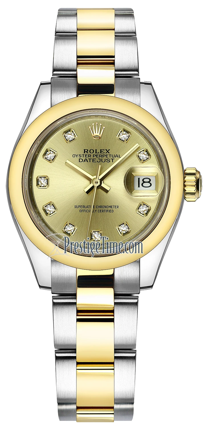 Rolex Lady Datejust 28mm Stainless Steel and Yellow Gold 279163 Champagne Diamond Oyster Rolex Lady Datejust 28mm Stainless Steel And Yellow Gold 279163 Champagne Diamond Oyster -Omega Shop 279163 champagne Diamond Oyster