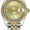 Rolex Lady Datejust 28mm Stainless Steel And Yellow Gold 279173 Champagne Index Jubilee 2 Rolex Lady Datejust 28mm Stainless Steel And Yellow Gold 279173 Champagne Index Jubilee -Omega Shop 279173 Champagne Index jubilee