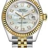 Rolex Lady Datejust 28mm Stainless Steel And Yellow Gold 279173 MOP Diamond Jubilee -Omega Shop 279173 MOP Diamond Jubilee