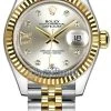 Rolex Lady Datejust 28mm Stainless Steel And Yellow Gold 279173 Silver 17 Diamond Jubilee -Omega Shop 279173 Silver 17 Diamond Jubilee