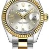 Rolex Lady Datejust 28mm Stainless Steel And Yellow Gold 279173 Silver 17 Diamond Oyster 1 Rolex Lady Datejust 28mm Stainless Steel And Yellow Gold 279173 Silver 17 Diamond Oyster -Omega Shop 279173 Silver 17 Diamond Oyster