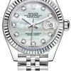 Rolex Lady Datejust 28mm Stainless Steel 279174 MOP Diamond Jubilee -Omega Shop 279174 MOP Diamond Jubilee