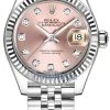 Rolex Lady Datejust 28mm Stainless Steel 279174 Pink Diamond Jubilee -Omega Shop 279174 Pink Diamond Jubilee