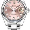 Rolex Lady Datejust 28mm Stainless Steel 279174 Pink Diamond Oyster