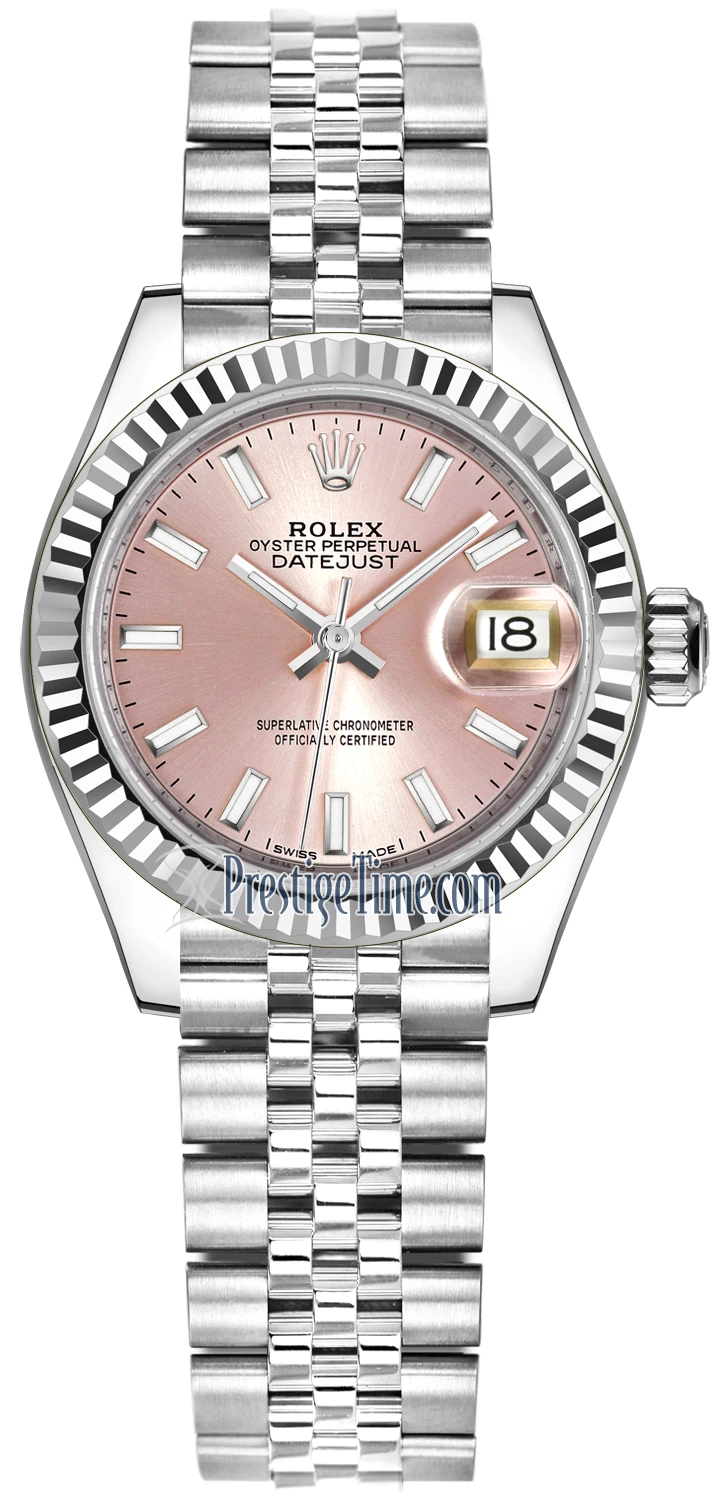 Rolex Lady Datejust 28mm Stainless Steel 279174 Pink Index Jubilee Rolex Lady Datejust 28mm Stainless Steel 279174 Pink Index Jubilee -Omega Shop 279174 Pink Index Jubilee