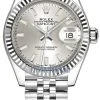 Rolex Lady Datejust 28mm Stainless Steel 279174 Silver Index Jubilee -Omega Shop 279174 Silver Index Jubilee