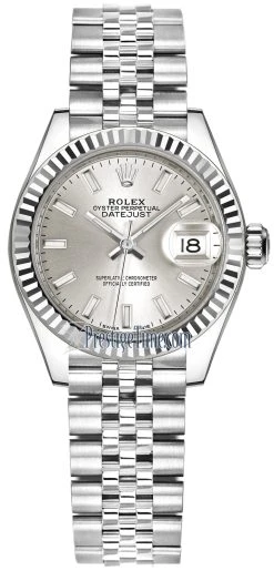 Rolex Lady Datejust 28mm Stainless Steel 279174 Silver Index Jubilee