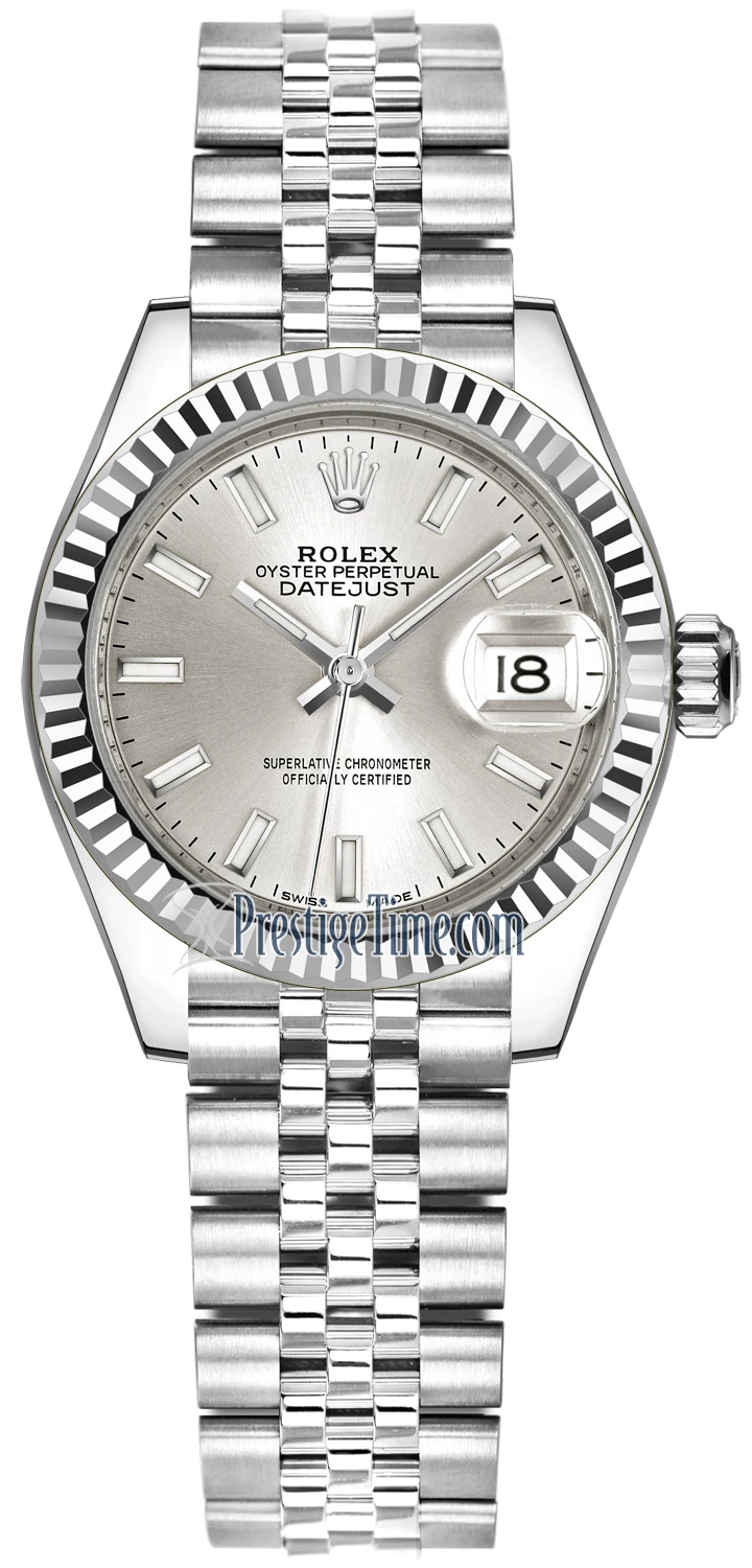Rolex Lady Datejust 28mm Stainless Steel 279174 Silver Index Jubilee Rolex Lady Datejust 28mm Stainless Steel 279174 Silver Index Jubilee -Omega Shop 279174 Silver Index Jubilee