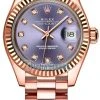 Rolex Lady Datejust 28mm Everose Gold 279175 Aubergine Diamond President 2 Rolex Lady Datejust 28mm Everose Gold 279175 Aubergine Diamond President -Omega Shop 279175 Aubergine Diamond President