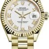 Rolex Lady Datejust 28mm Yellow Gold 279178 White Roman President 2 Rolex Lady Datejust 28mm Yellow Gold 279178 White Roman President -Omega Shop 279178 White Roman President