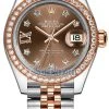 Rolex Lady Datejust 28mm Stainless Steel And Everose Gold 279381RBR Chocolate 17 Diamond Jubilee 2 Rolex Lady Datejust 28mm Stainless Steel And Everose Gold 279381RBR Chocolate 17 Diamond Jubilee -Omega Shop 279381RBR Chocolate 17 Diamond Jubilee