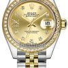 Rolex Lady Datejust 28mm Stainless Steel And Yellow Gold 279383RBR Champagne 17 Diamond Jubilee 1 Rolex Lady Datejust 28mm Stainless Steel And Yellow Gold 279383RBR Champagne 17 Diamond Jubilee -Omega Shop 279383RBR Champagne 17 Diamond Jubilee