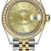 Rolex Lady Datejust 28mm Stainless Steel And Yellow Gold 279383RBR Champagne Index Jubilee -Omega Shop 279383RBR Champagne Index Jubilee