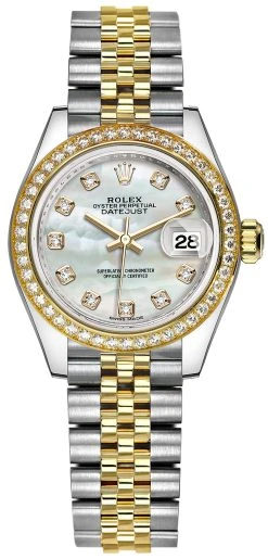 Rolex Lady Datejust 28mm Stainless Steel And Yellow Gold 279383RBR MOP Diamond Jubilee