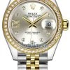 Rolex Lady Datejust 28mm Stainless Steel And Yellow Gold 279383RBR Silver 17 Diamond Jubilee -Omega Shop 279383RBR Silver 17 Diamond Jubilee