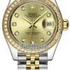 Rolex Lady Datejust 28mm Stainless Steel And Yellow Gold 279383RBR Champagne Diamond Jubilee
