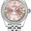 Rolex Lady Datejust 28mm Stainless Steel 279384RBR Pink Diamond Jubilee 2 Rolex Lady Datejust 28mm Stainless Steel 279384RBR Pink Diamond Jubilee -Omega Shop 279384RBR Pink Diamond Jubilee