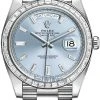 Rolex Day-Date 40mm Platinum 228396TBR Ice Blue Baguette 1 Rolex Day-Date 40mm Platinum 228396TBR Ice Blue Baguette -Omega Shop 28396tbr Ice Blue Diamond