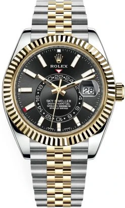 Rolex Sky Dweller 42mm 326933 Black Index Jubilee