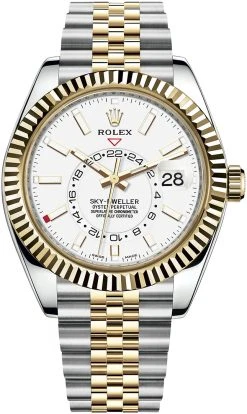 Rolex Sky Dweller 42mm 326933 White Index Jubilee
