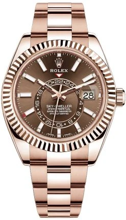 Rolex Sky Dweller 42mm 326935 Chocolate Index