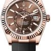 Rolex Sky Dweller 42mm 336235 Chocolate Oysterflex -Omega Shop 336235 Chocolate Oysterflex