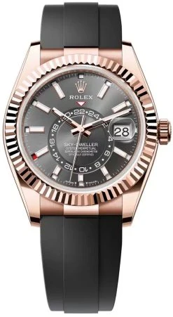 Rolex Sky Dweller 42mm 336235 Slate Oysterflex