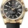 Rolex Sky Dweller 42mm 336238 Black Oysterflex 1 Rolex Sky Dweller 42mm 336238 Black Oysterflex -Omega Shop 336238 Black Oysterflex