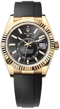 Rolex Sky Dweller 42mm 336238 Black Oysterflex