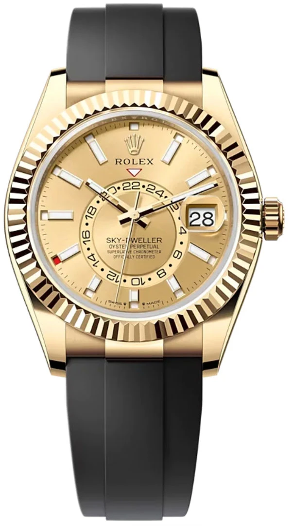 Rolex Sky Dweller 42mm 336238 Champagne Oysterflex Rolex Sky Dweller 42mm 336238 Champagne Oysterflex -Omega Shop 336238 Champagne Oysterflex
