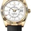 Rolex Sky Dweller 42mm 336238 White Oysterflex -Omega Shop 336238 White Oysterflex