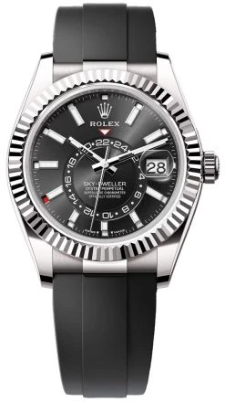 Rolex Sky Dweller 42mm 336239 Black Oysterflex