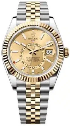 Rolex Sky Dweller 42mm 336933 Champagne Jubilee