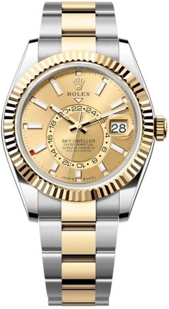 Rolex Sky Dweller 42mm 336933 Champagne Oyster