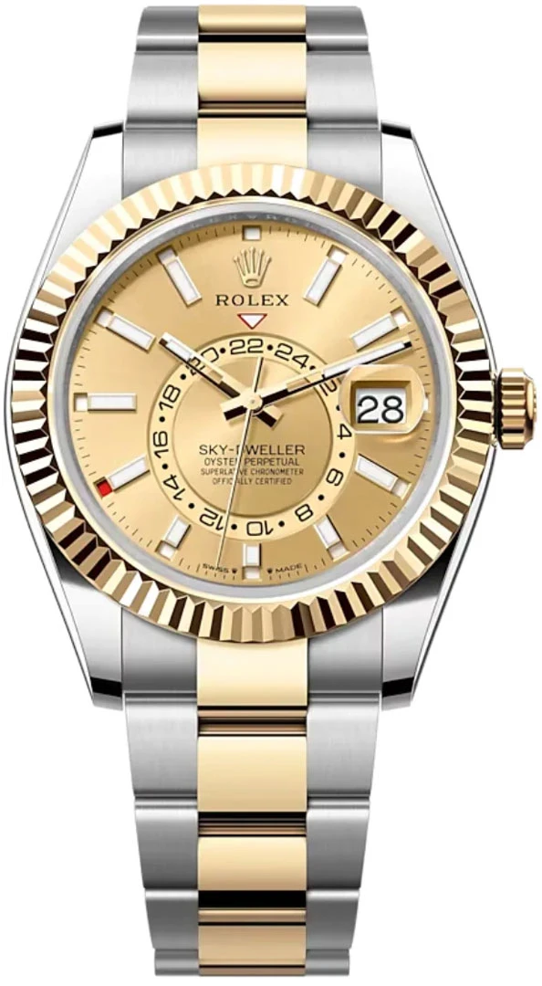 Rolex Sky Dweller 42mm 336933 Champagne Oyster Rolex Sky Dweller 42mm 336933 Champagne Oyster -Omega Shop 336933 Champagne Oyster