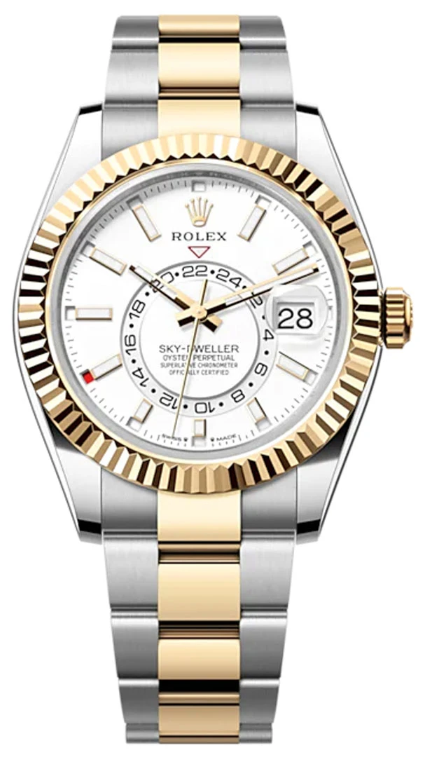 Rolex Sky Dweller 42mm 336933 White Oyster Rolex Sky Dweller 42mm 336933 White Oyster -Omega Shop 336933 White Oyster