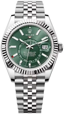 Rolex Sky Dweller 42mm 336934 Green Jubilee