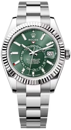 Rolex Sky Dweller 42mm 336934 Green Oyster